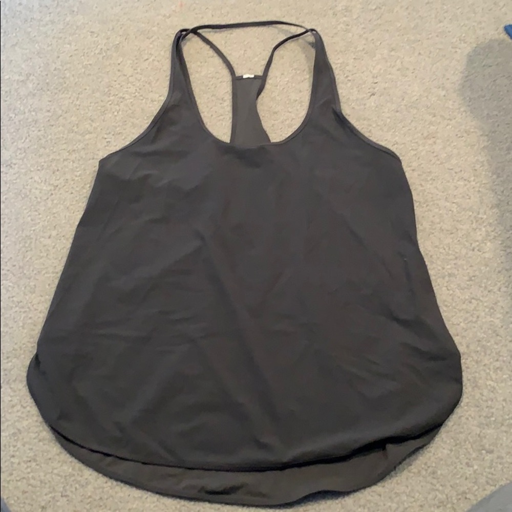 Lulu grey tank top